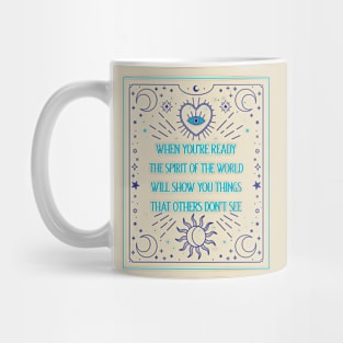 Mystical Quote Spiritual Spirituality Mug